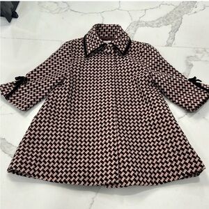 HELENA Neiman Marcus Wool Dress Coat